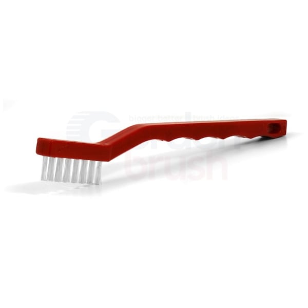 H3 No. 4 Channel Strip Brush .010 Bristle D Black 100% Conductive, PK12